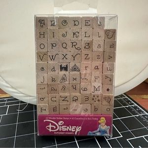 Disney Alphabet Stamps Princess 62 pc